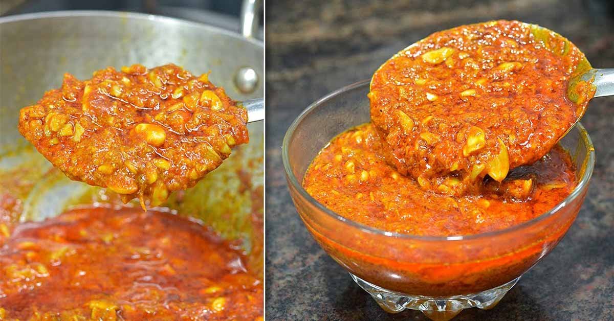 Best Lasun Chutney Recipe (Spicy Garlic Chutney)