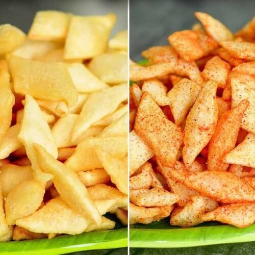 Crispy Namkeen Masaledar Rava Shankarpali Recipe