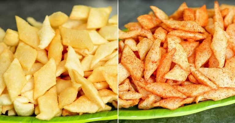 Crispy Namkeen Masaledar Rava Shankarpali Recipe