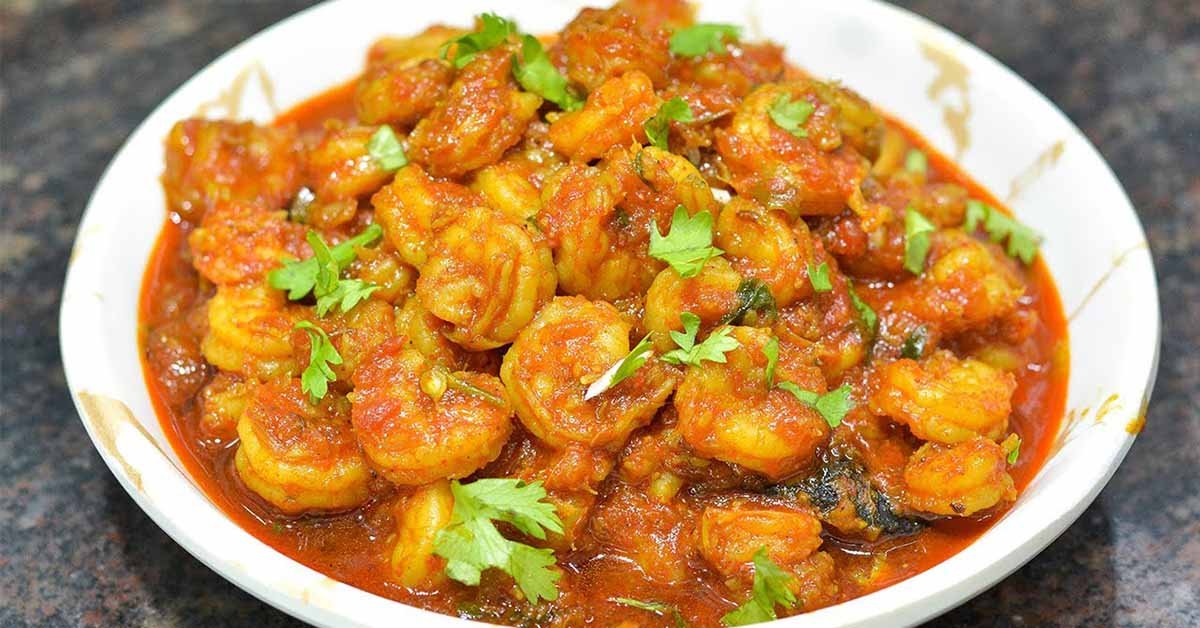 Masaledar Kolambi Quick & Easy Spicy Prawns Recipe
