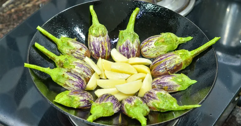 Maharashtrian Vangi Batata Bhaji