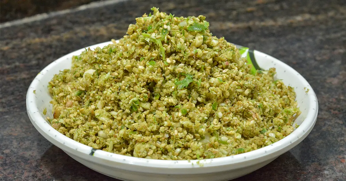 Authentic Tilacha Thecha Recipe