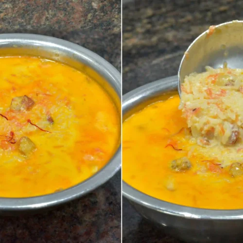 Creamy Rice and Carrot Kheer Recipe
