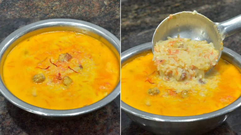 Creamy Rice and Carrot Kheer Recipe
