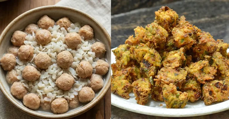 Crispy Soyabean Poha Pakoda Recipe