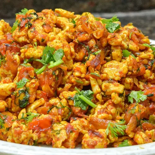 Dhaba Style Butter Egg Bhurji Recipe