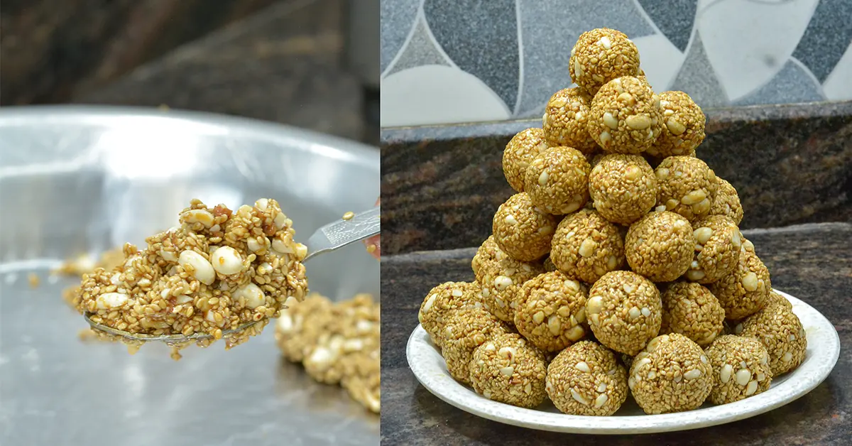 Easy Tilache Ladoo Recipe