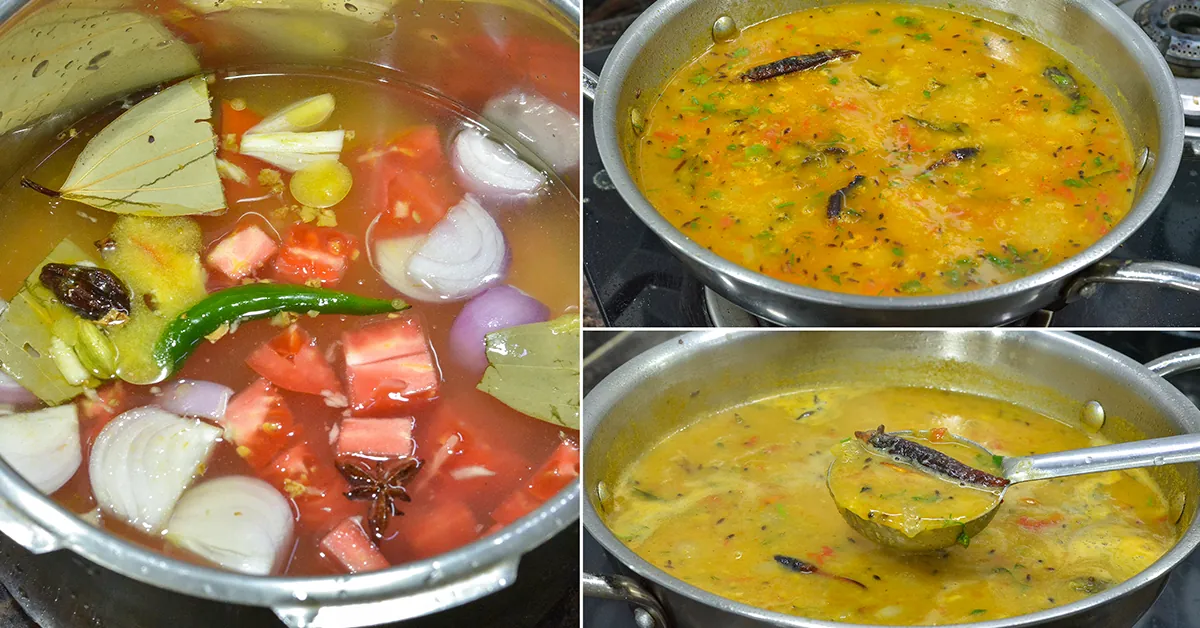 Quick Hotel Style Mix Dal Tadka Recipe