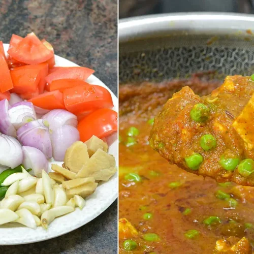 Secret Hotel Style Matar Paneer Recipe