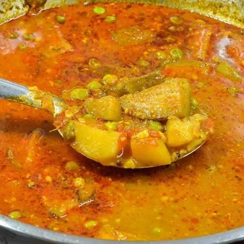 Spicy Maharashtrian Mix Veg Curry