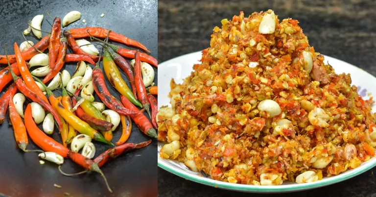 Spicy Red Chilli Garlic Chutney Recipe