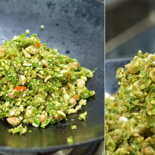 Authentic Green Chilli Kharda Recipe