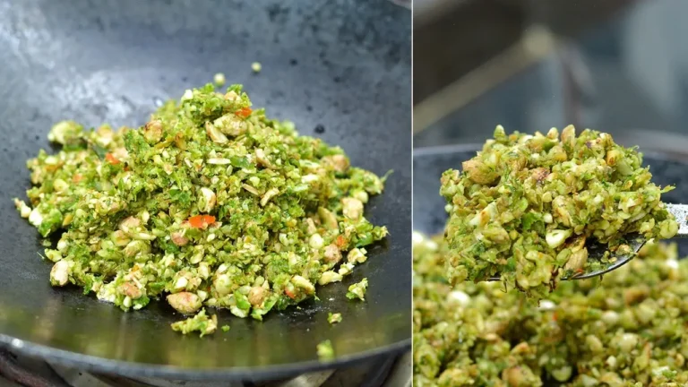 Authentic Green Chilli Kharda Recipe