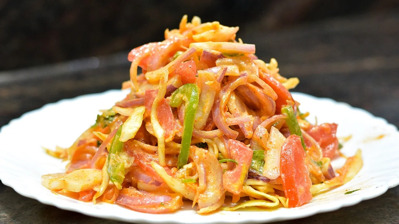 Healthy Mixed Veg Kachumber Salad Recipe