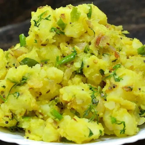 Quick And Easy Maharashtrian Batata Bhaji Recipe