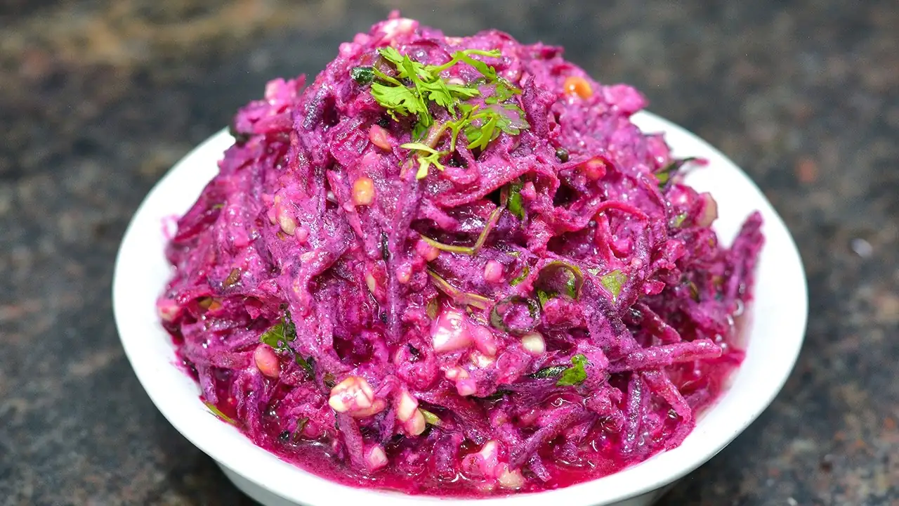 Quick & Easy Beetroot Koshimbir Recipe