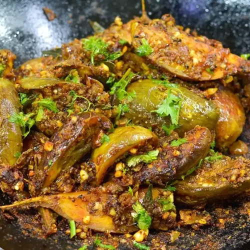 Spicy Vangyachi Bhaaji Recipe