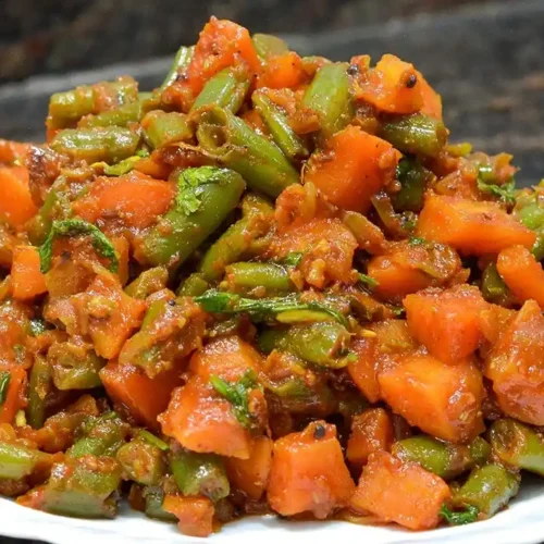 Farasbee Gajar Sabzi Recipe