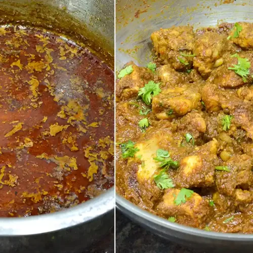 Maharashtrian Kala Masala Chicken Rassa And Sukka Recipe