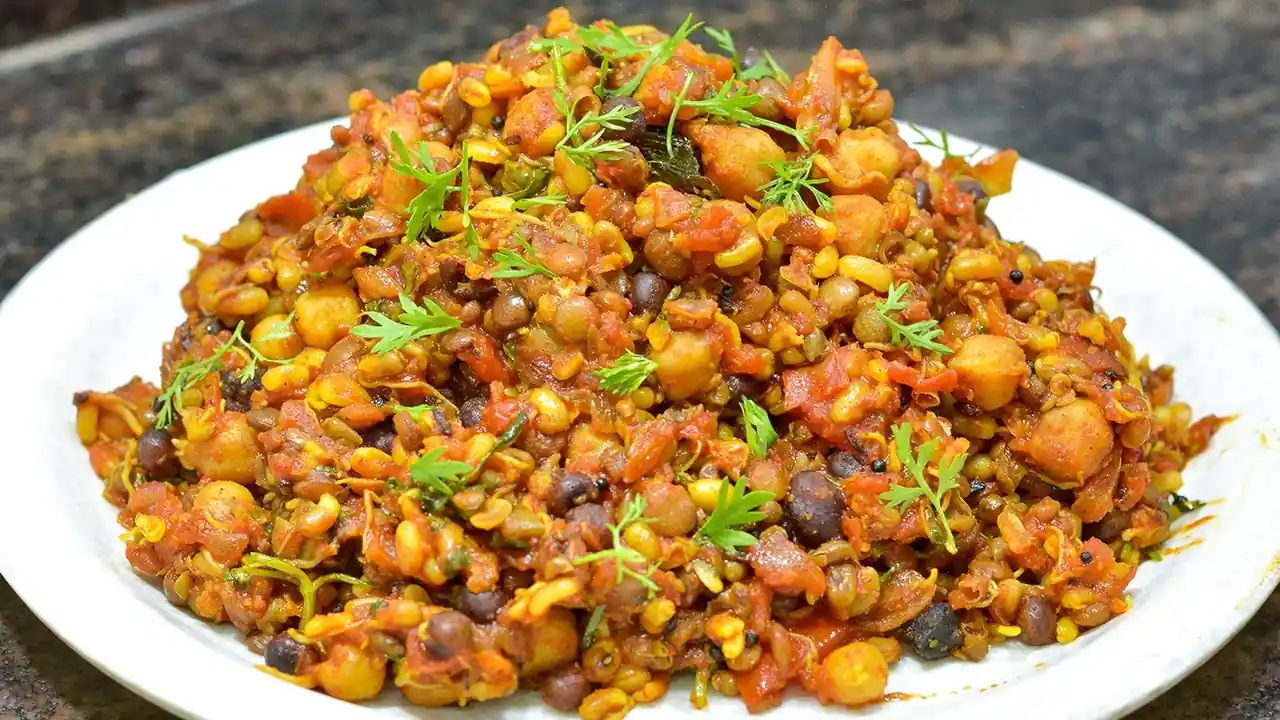 Mixed Sprouts Curry Recipe