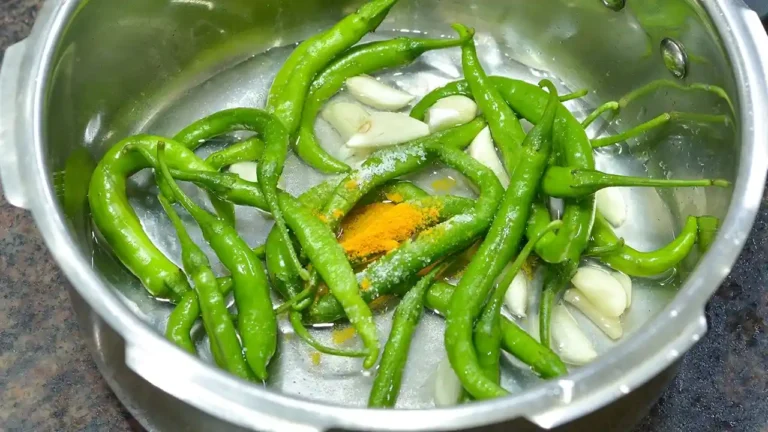 Quick Mirchi Side Dish Recipe