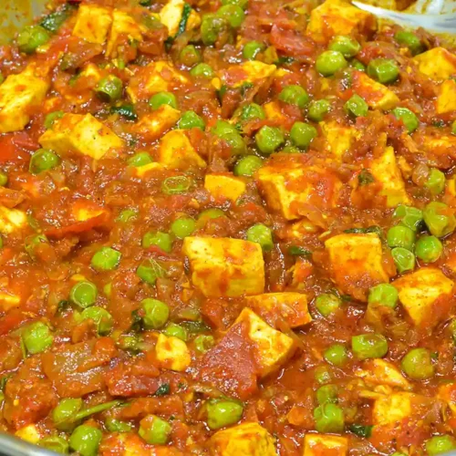 Spicy Maharashtrian Matar Paneer Recipe