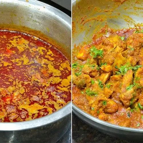 Authentic Kolhapuri Tambada Rassa And Chicken Sukka Recipe