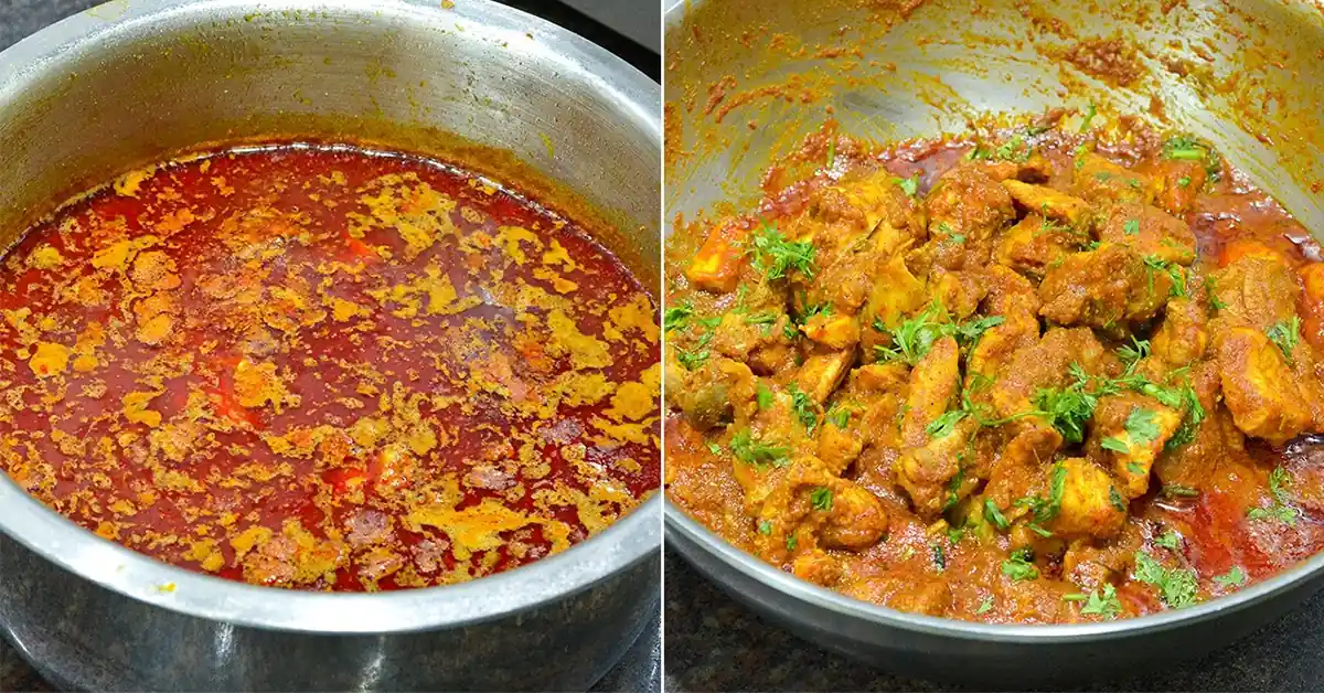Authentic Kolhapuri Tambada Rassa And Chicken Sukka Recipe