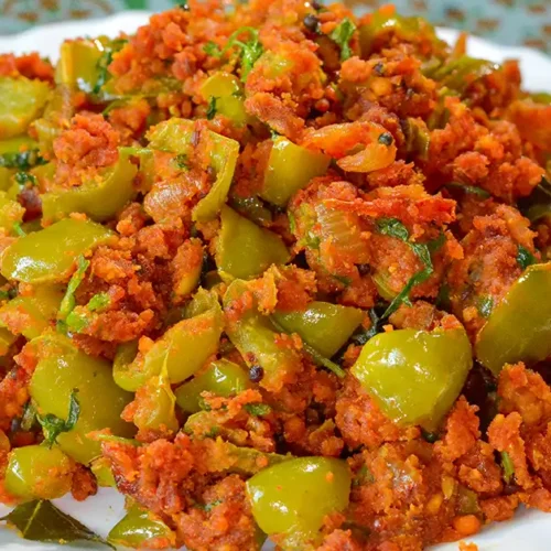 Easy Besan Shimla Mirch Recipe