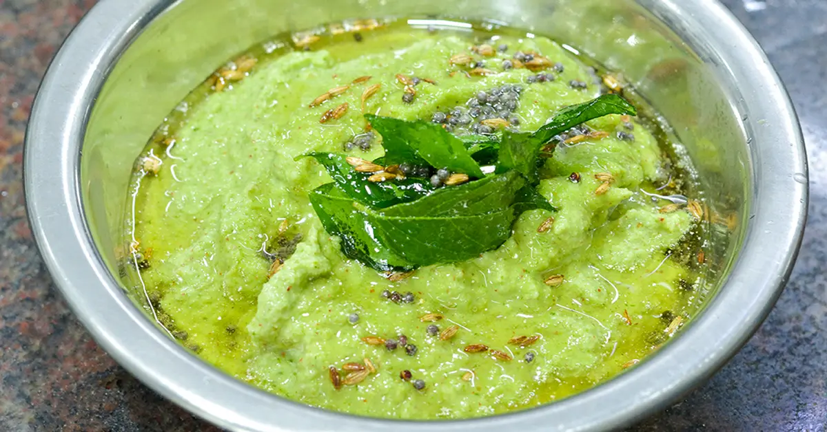 Easy Raw Mango Coconut Chutney Recipe