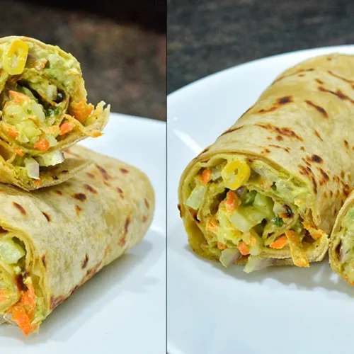 Healthy Veg Paneer Roll Recipe