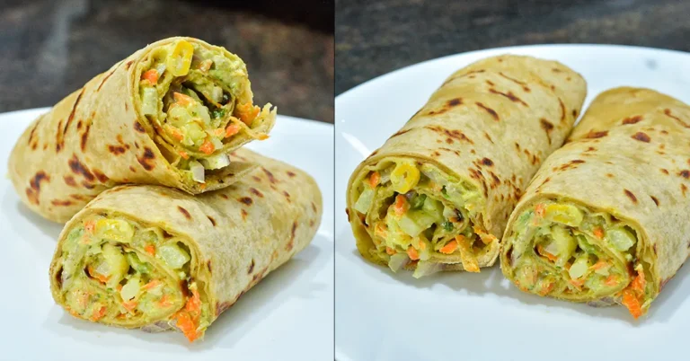 Healthy Veg Paneer Roll Recipe