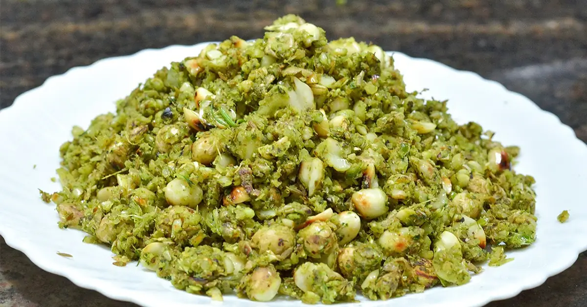 Kairi Shengdana Chutney Recipe Mango Peanut Dip