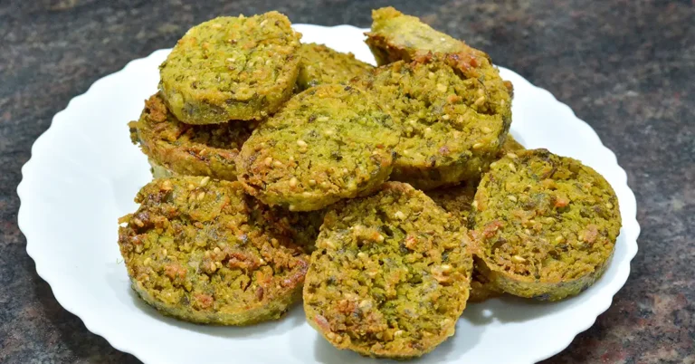Palak Shepu Vadi Recipe