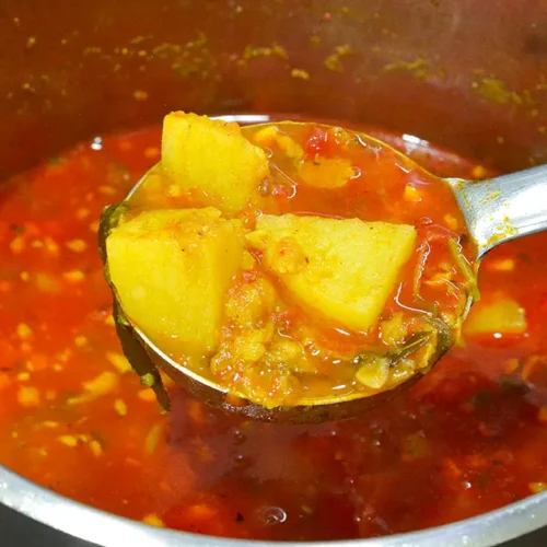 Quick Dal Batata Recipe