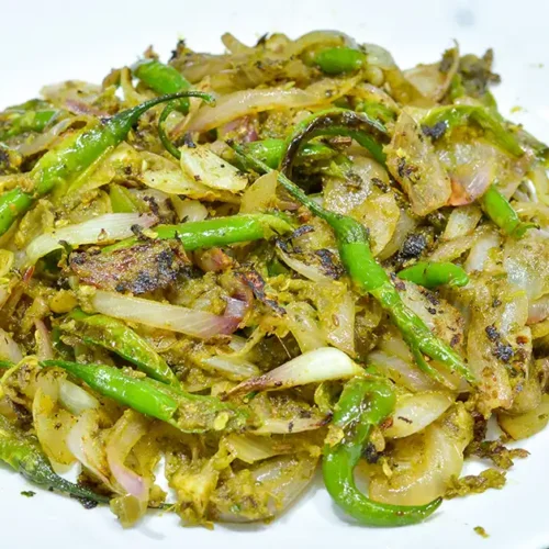 Raw Mango Onion Mirchi Recipe