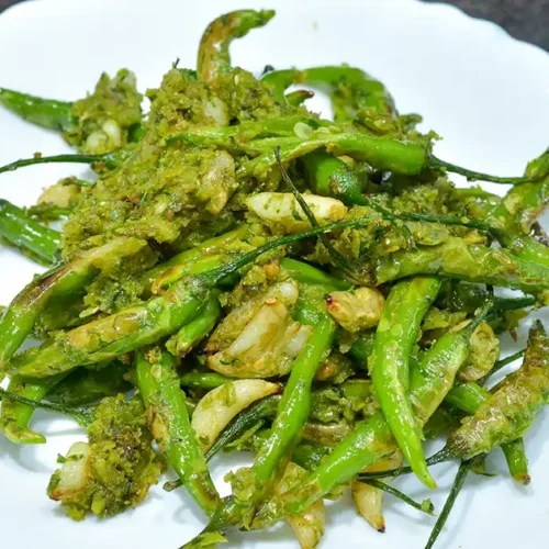 Spicy Raw Mango Green Chilli Recipe