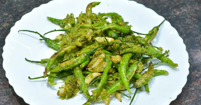 Spicy Raw Mango Green Chilli Recipe