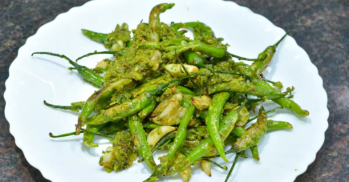 Spicy Raw Mango Green Chilli Recipe