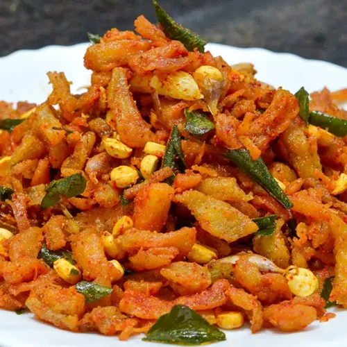 Crispy Chicken Chivda Recipe