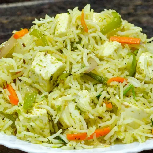 Easy Paneer Rice Recipe
