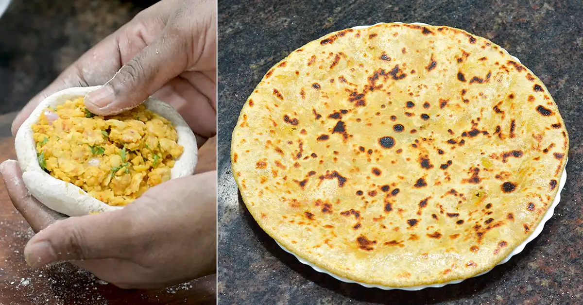 Kabuli Chana Paratha Recipe
