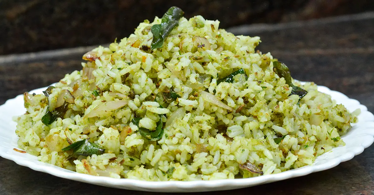 Maharashtrian Thecha Rice Recipe