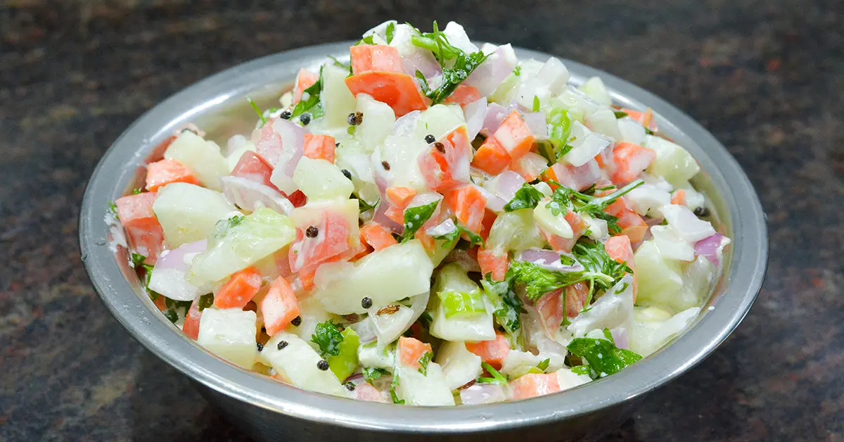 Quick And Creamy Malai Koshimbir Recipe