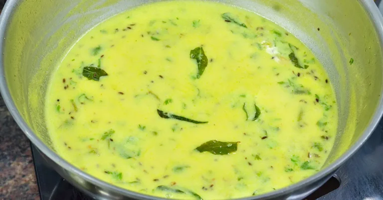 Quick And Easy Maharashtrian Kadhi Recipe in 15 Mins