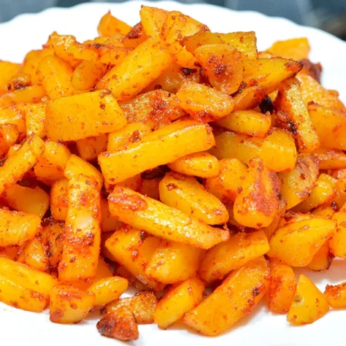 Quick Batata Kachrya Recipe