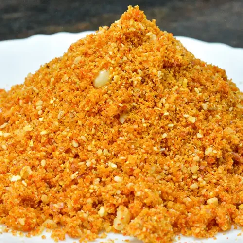 Quick Dry Garlic Coconut Chutney Recipe