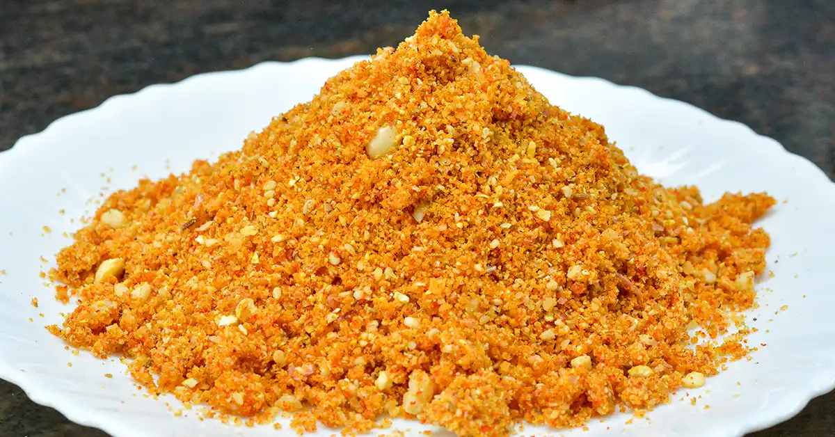 Quick Dry Garlic Coconut Chutney Recipe