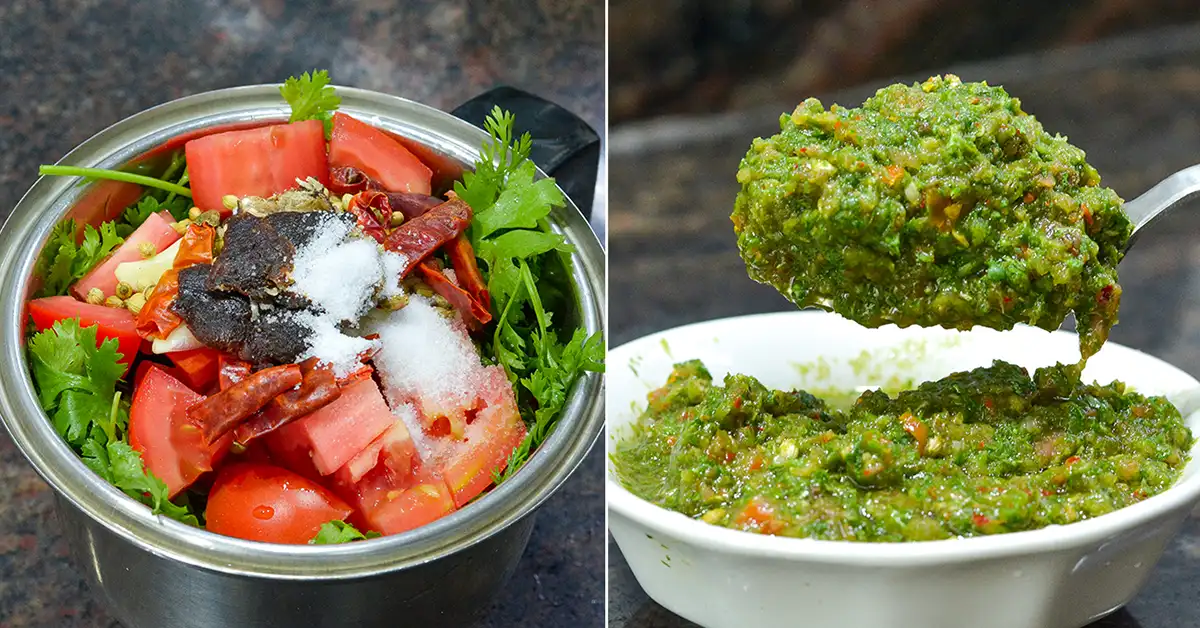 Quick Kothimbir Chutney Recipe