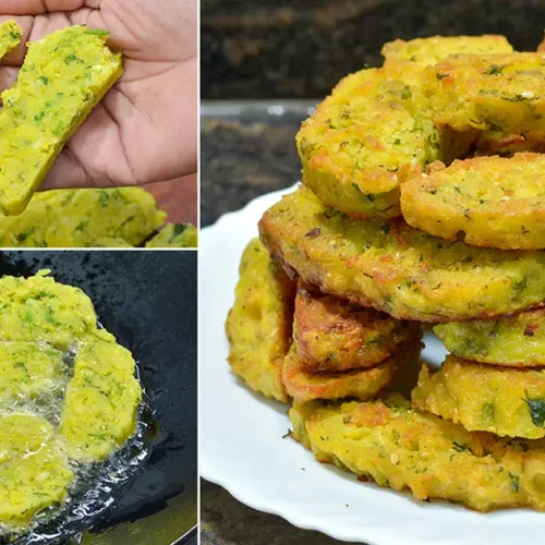 Crispy Potato Vadi Recipe